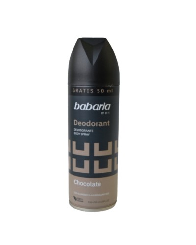 BABARIA DEO. SPRAY CHOCOLATE 150+50ML