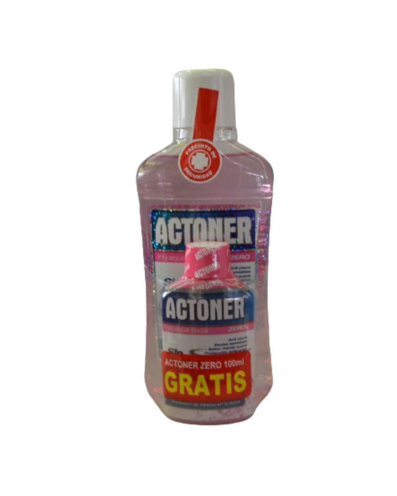 ACTONER ENJUAGUE SIN ALCOHOL 500ML+100ML