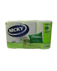 NICKY ALOE HIGIENICO 6 ROLLOS