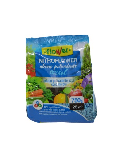 FLOWER NITRO POLIVALENTE AZUL 750GRS