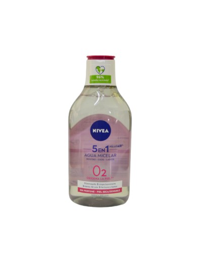 NIVEA AGUA MICELAR 5 EN 1 PIEL SECA 400ML