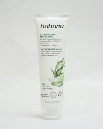 BABARIA GEL LIMPIADOR FACIAL ALOE 150ML