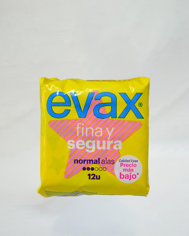 EVAX  FINA Y SEGURA NORMAL ALAS 12 UNDS