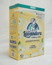 LA LAVANDERA DETERGENGE POLVO FLORES SILVESTRES 85 LAV