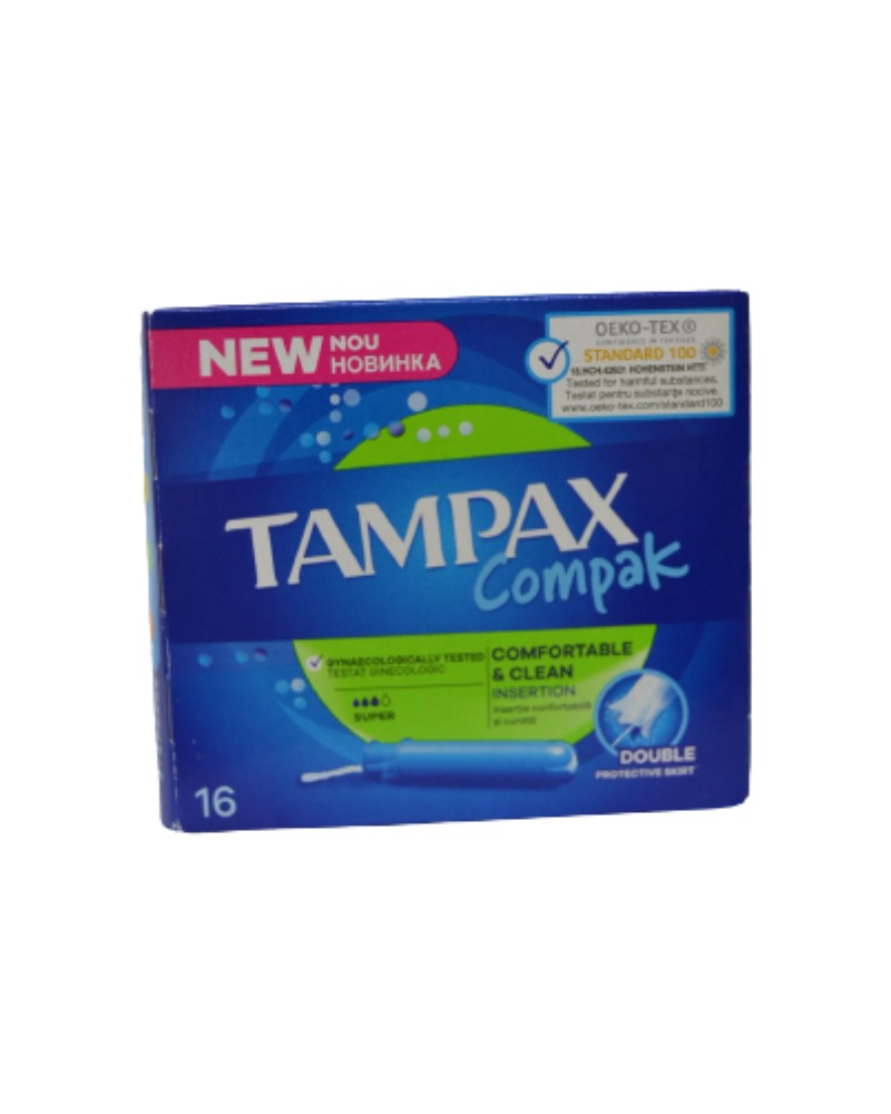 TAMPAX COMPACK SUPER 16 UNDS