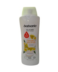 BABARIA GEL BAÑO FLORES DE TIARE 1L